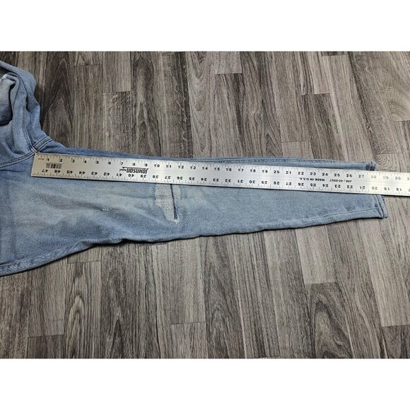 Old Navy Rockstar Jeans Womens 6 Light Wash High Rise Super Skinny Distressed - Picture 8 of 10